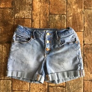 Girls Mudd Midi Jeans Shorts